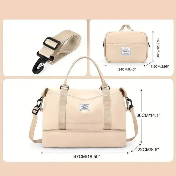 Bolsa Mala Impermeável - Bolsos Multifuncionais - Elegância e Praticidade + BRINDE