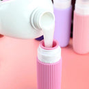 Frascos de Silicone para Viagem - Kit com 4  –  Organização com Elegância e Praticidade