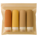 Frascos de Silicone para Viagem - Kit com 4  –  Organização com Elegância e Praticidade