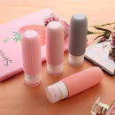 Frascos de Silicone para Viagem - Kit com 4  –  Organização com Elegância e Praticidade