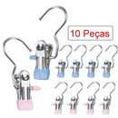 Prendedor de Roupas Antideslizantes Flip + Frete Grátis