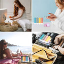 Frascos de Silicone para Viagem - Kit com 4  –  Organização com Elegância e Praticidade