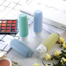 Frascos de Silicone para Viagem - Kit com 4  –  Organização com Elegância e Praticidade